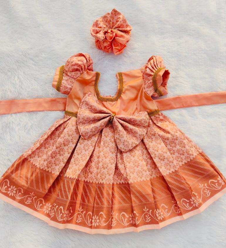 Peach Frock babypattustudio