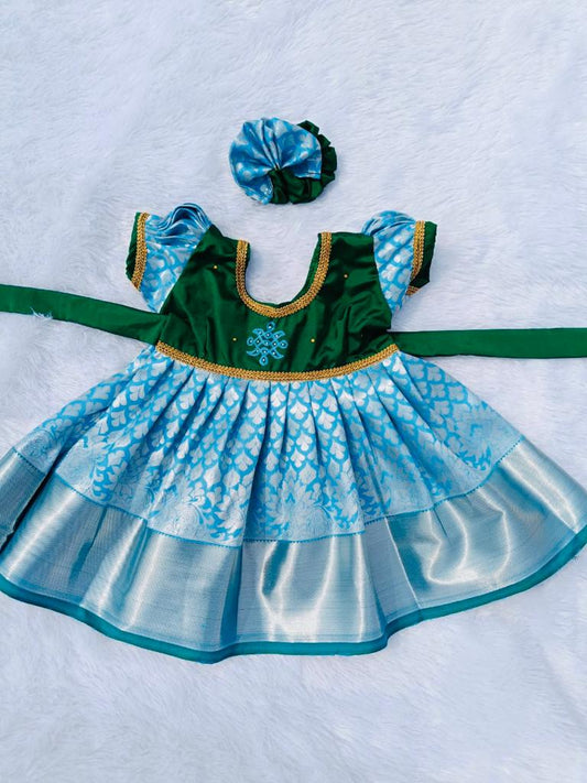 Green and Blue Frock