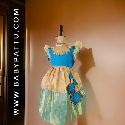 Blue & Gold Frock