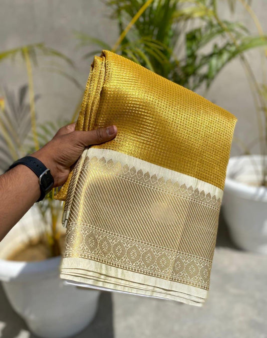 Tissue Silk Gold Saree