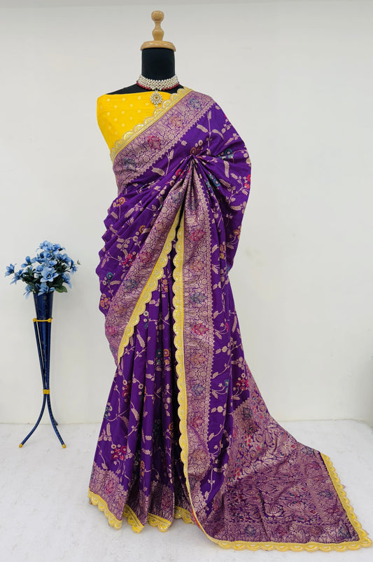 Designer Banarasi dola Silk Saree