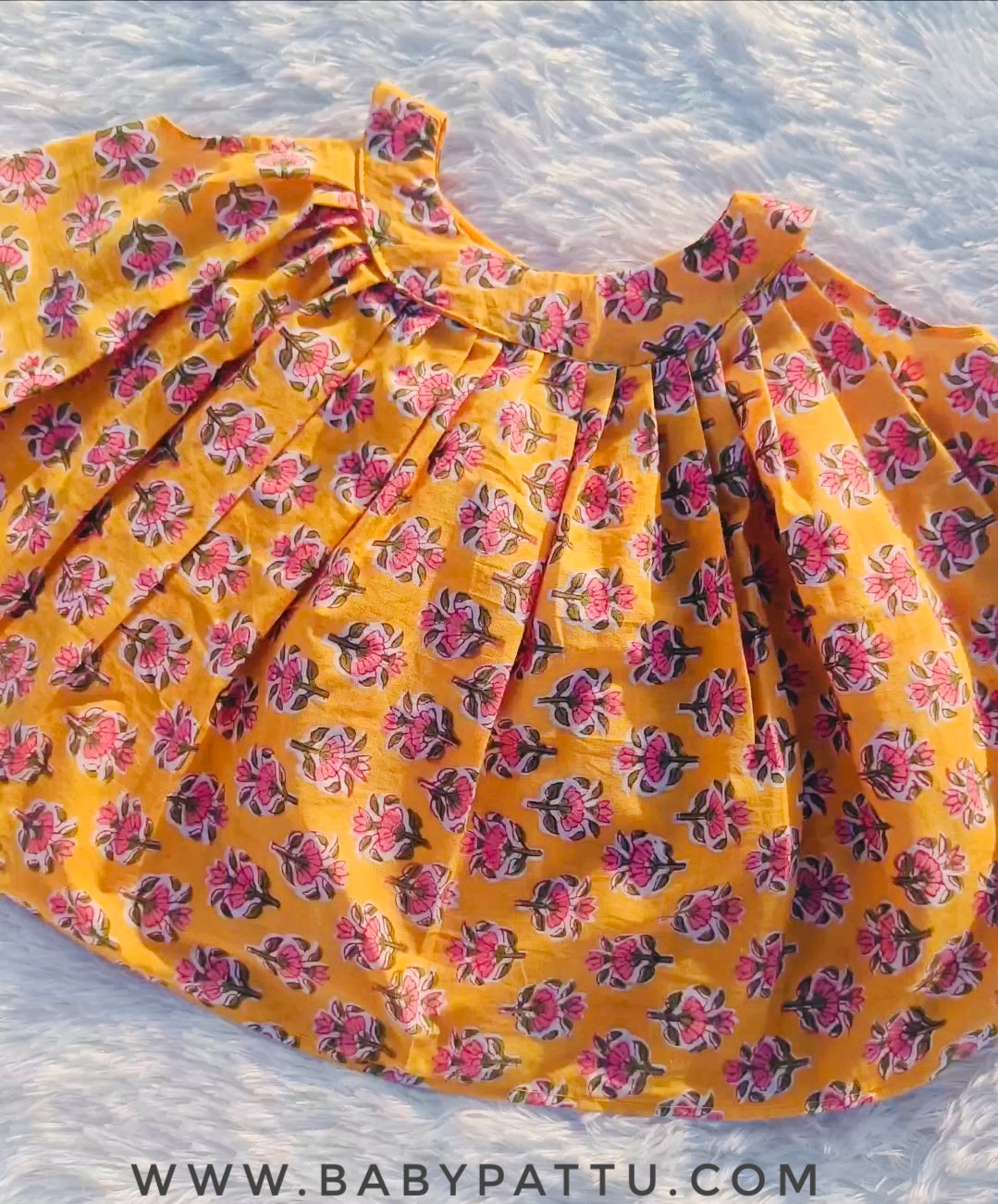 Floral Yellow Frock