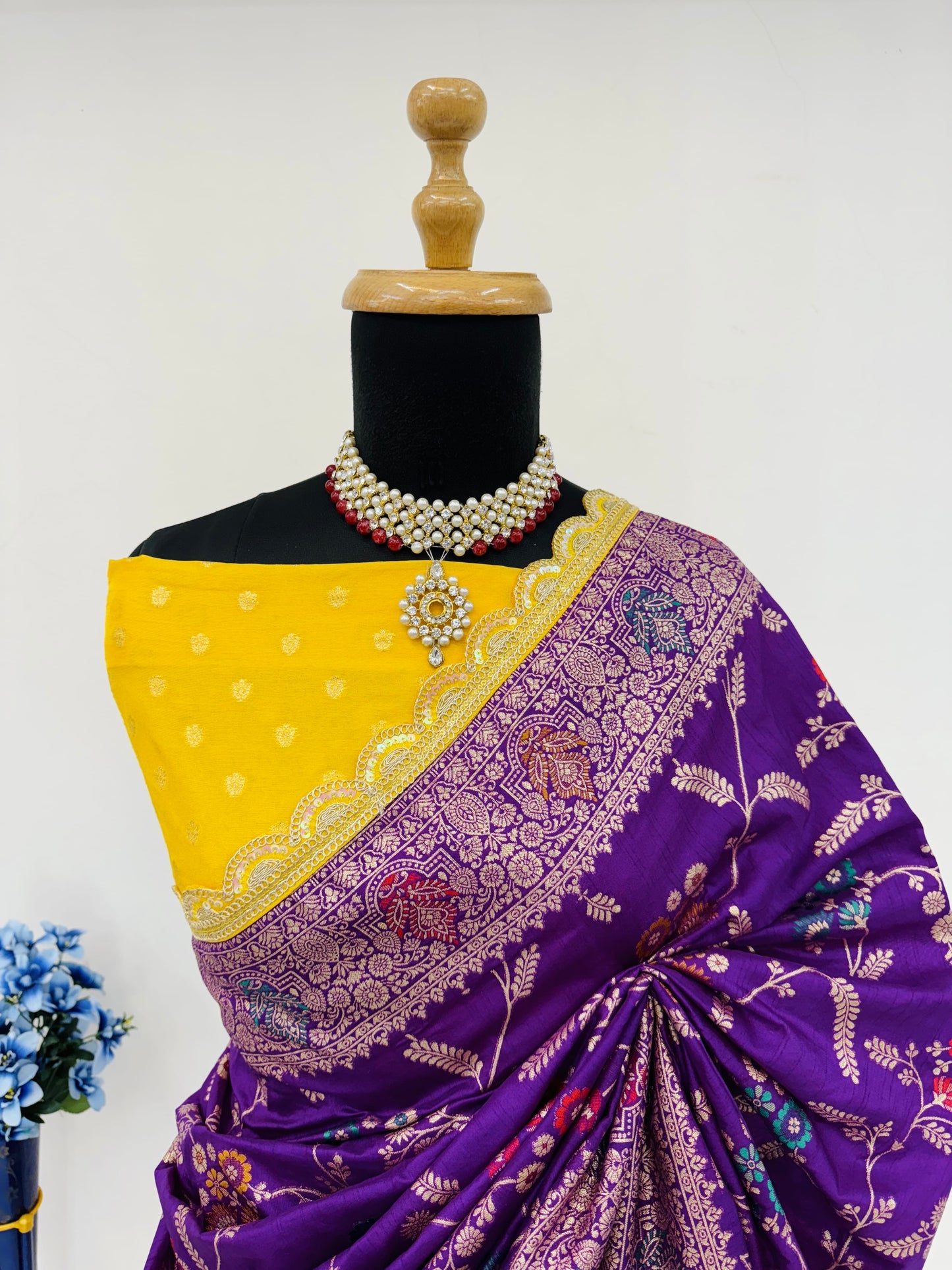 Designer Banarasi dola Silk Saree