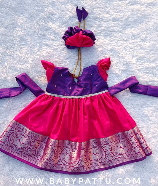 Purple & Pink Frock